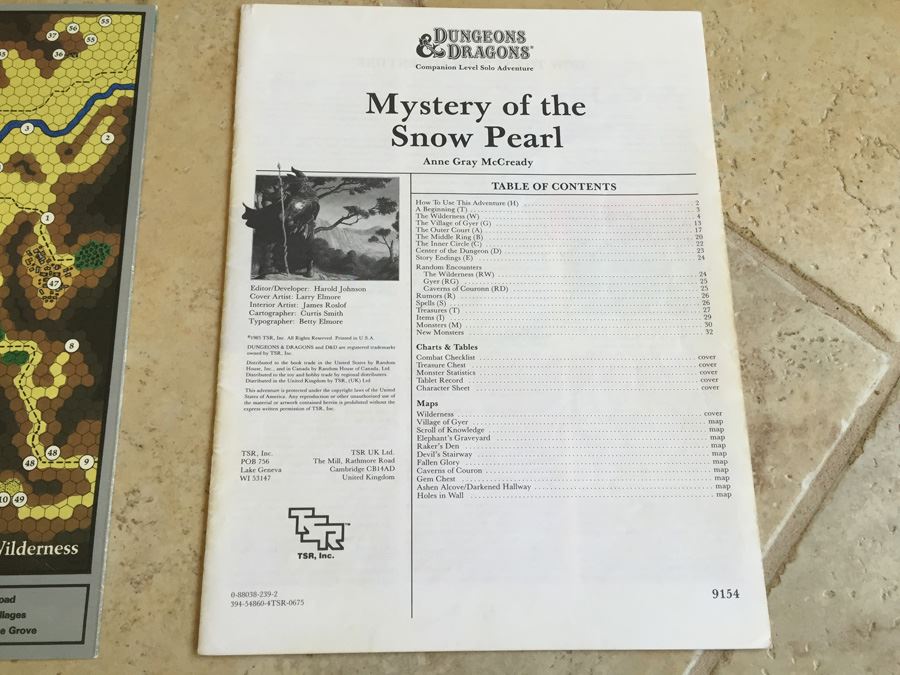 Mystery of the Snow Pearls (Dungeons & Dragons Module CM5) TSR 1985 [Photo 9]