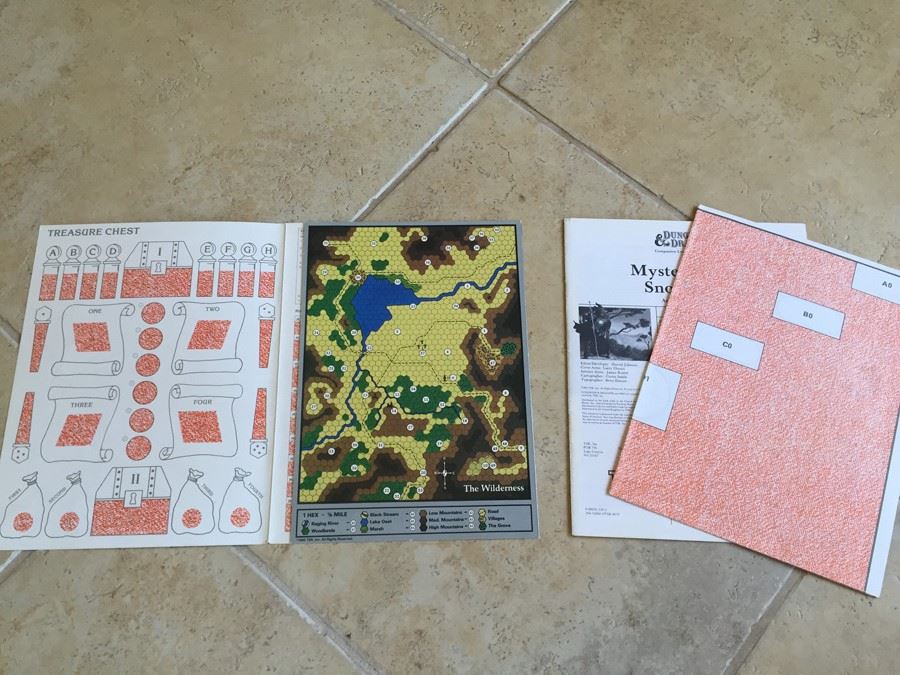 Mystery of the Snow Pearls (Dungeons & Dragons Module CM5) TSR 1985 [Photo 3]