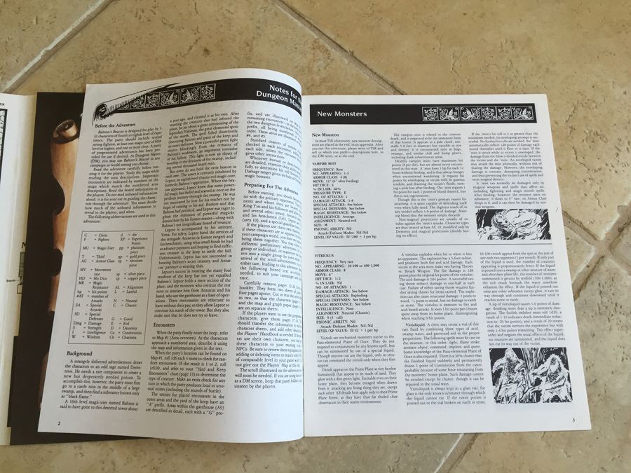 Baltron's Beacon (Advanced Dungeons & Dragons Module I7) TSR 1986 [Photo 10]