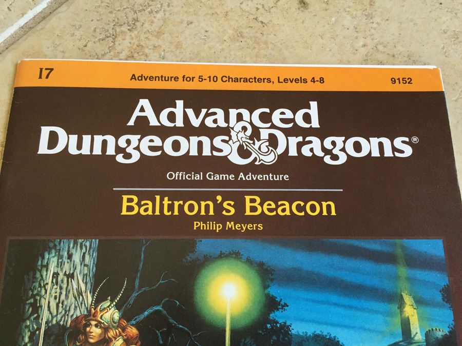 Baltron's Beacon (Advanced Dungeons & Dragons Module I7) TSR 1986 [Photo 2]