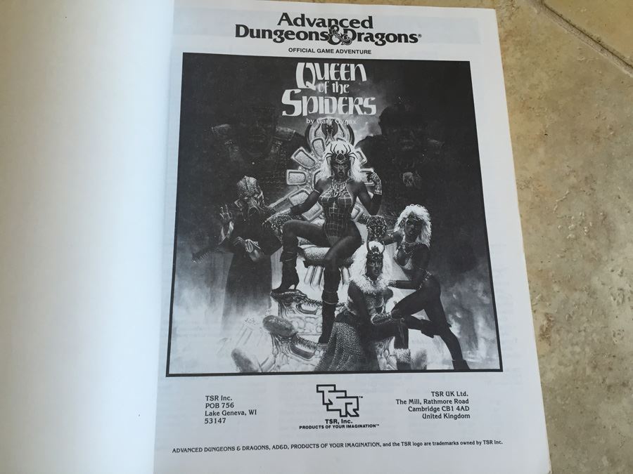 Queen of the Spiders (Advanced Dungeons & Dragons/AD&D Supermodule GDQ1-7) TSR 1986 [Photo 5]