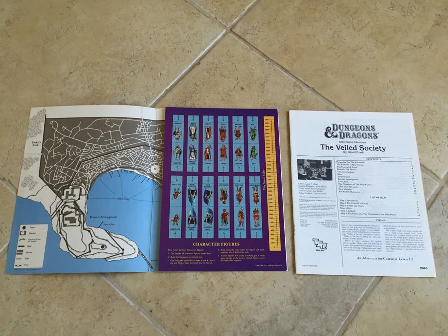 The Veiled Society (Dungeons & Dragons Module B6) TSR 1984 [Photo 3]