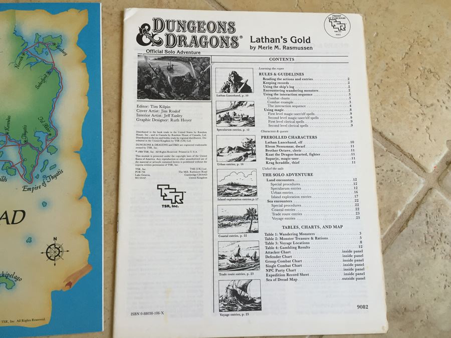 Lathan's Gold (Dungeons & Dragons Module XSOLO) TSR 1984 [Photo 8]