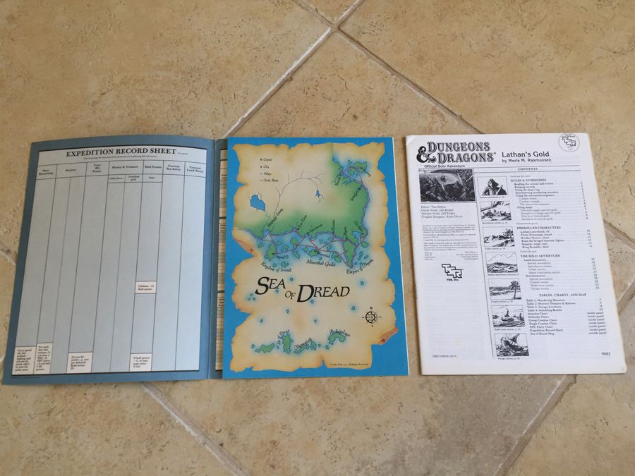 Lathan's Gold (Dungeons & Dragons Module XSOLO) TSR 1984 [Photo 3]