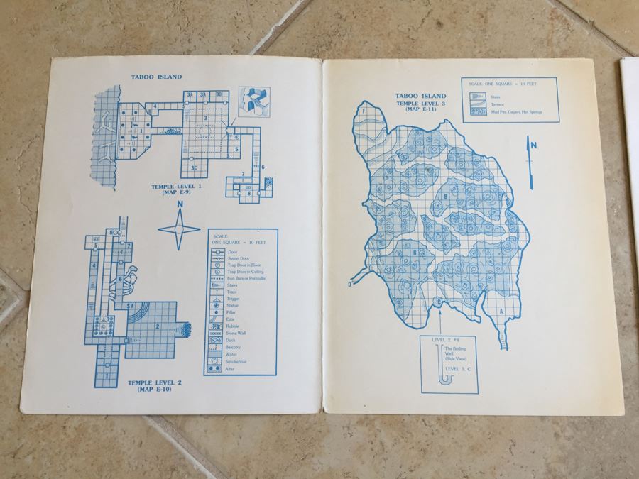 The Isle of Dread (Dungeons & Dragons Adventure, No. X1) TSR 1983 [Photo 6]