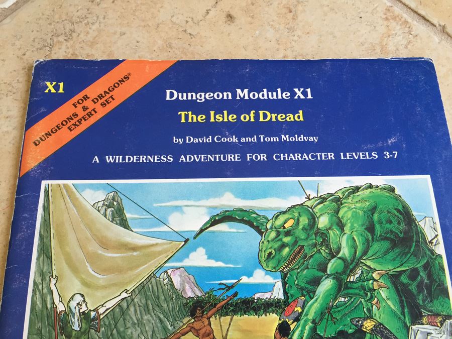 The Isle of Dread (Dungeons & Dragons Adventure, No. X1) TSR 1983 [Photo 2]