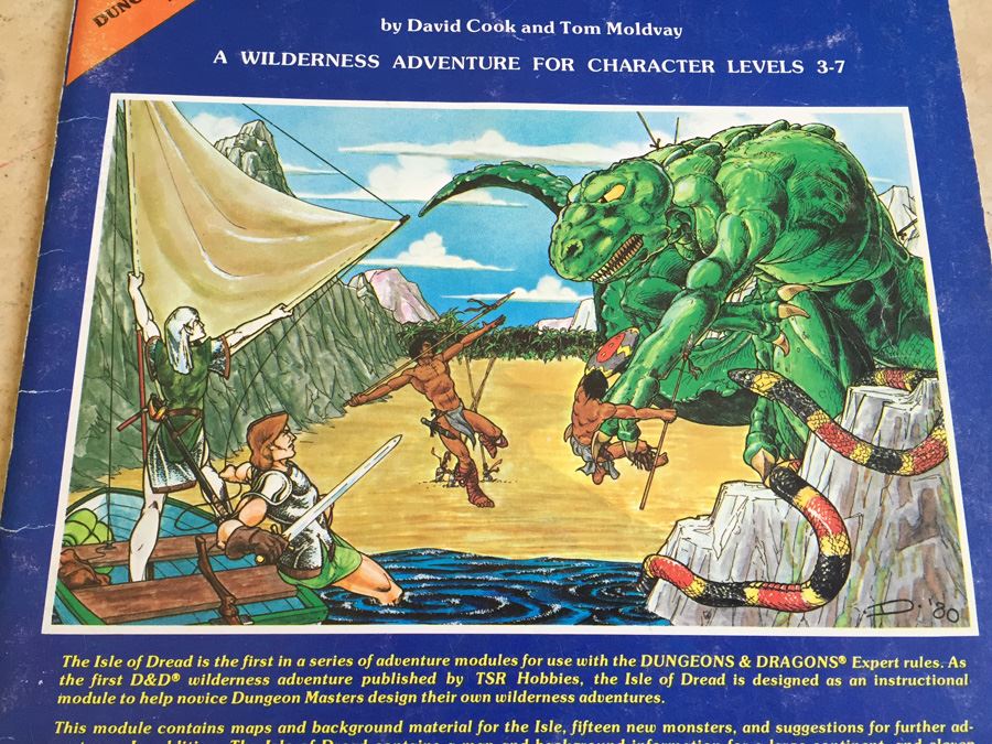 The Isle of Dread (Dungeons & Dragons Adventure, No. X1) TSR 1983 [Photo 4]