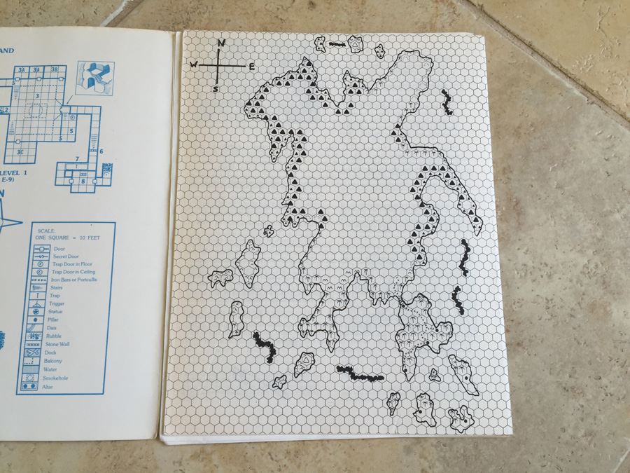 The Isle of Dread (Dungeons & Dragons Adventure, No. X1) TSR 1983 [Photo 10]