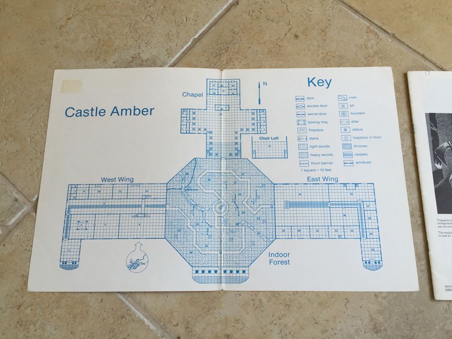 Castle Amber (Chateau d' Amberville) (Dungeons & Dragons Module X2) TSR 1981 [Photo 6]