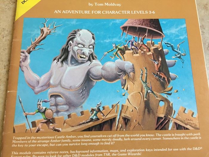Castle Amber (Chateau d' Amberville) (Dungeons & Dragons Module X2) TSR 1981 [Photo 4]