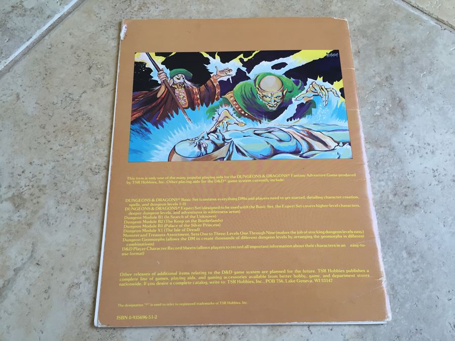 Castle Amber (Chateau d' Amberville) (Dungeons & Dragons Module X2) TSR 1981 [Photo 11]