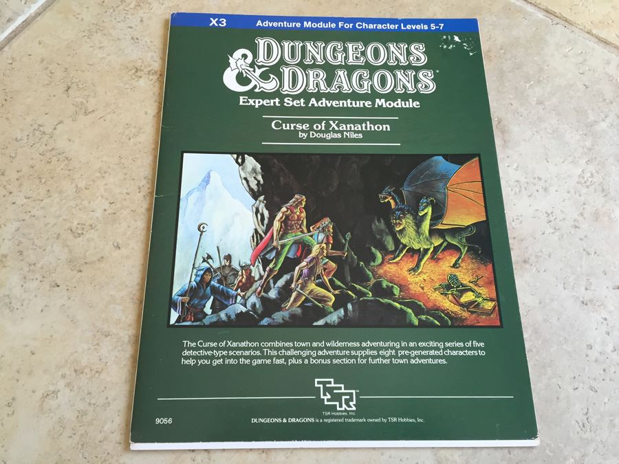 Curse of Xanathon (Dungeons & Dragons Module X3) TSR 1982 [Photo 1]