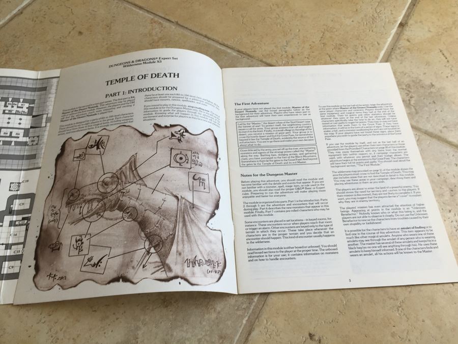 Temple of Death (Dungeons and Dragons Expert Module X5) TSR 1983 [Photo 6]