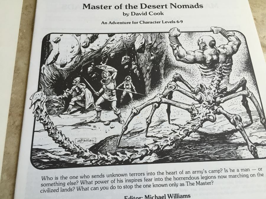 Master of the Desert Nomads (Dungeons & Dragons Expert Module X4) TSR 1983 [Photo 8]
