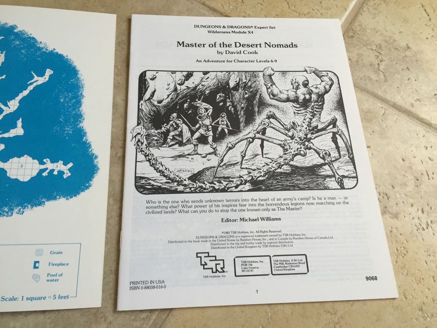 Master of the Desert Nomads (Dungeons & Dragons Expert Module X4) TSR 1983 [Photo 7]