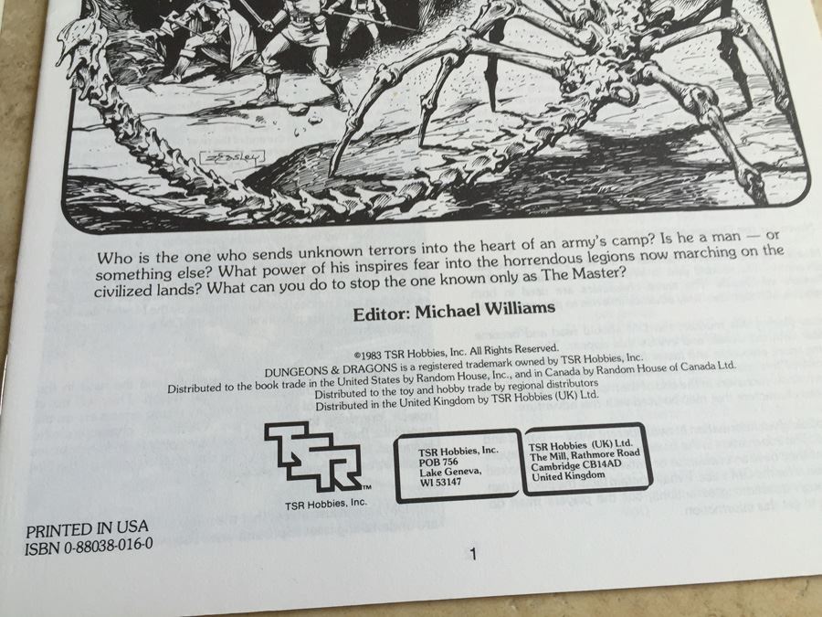 Master of the Desert Nomads (Dungeons & Dragons Expert Module X4) TSR 1983 [Photo 9]