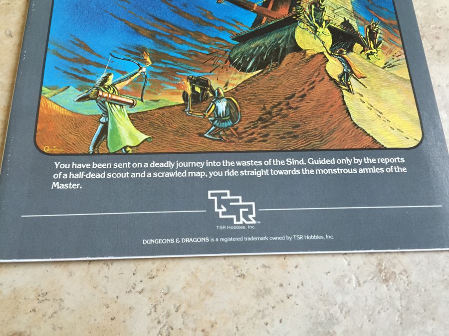 Master of the Desert Nomads (Dungeons & Dragons Expert Module X4) TSR 1983 [Photo 5]