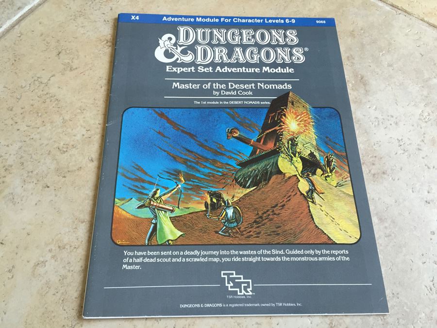 Master of the Desert Nomads (Dungeons & Dragons Expert Module X4) TSR 1983 [Photo 1]