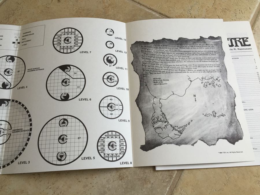 Dungeons & Dragons: Quagmire, Module X6 TSR 1984 [Photo 8]