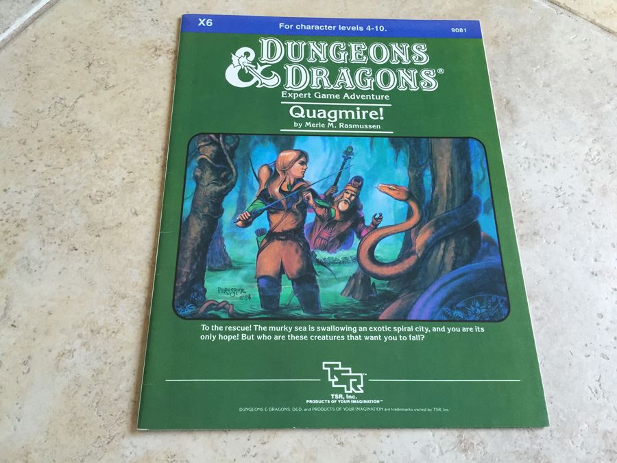 Dungeons & Dragons: Quagmire, Module X6 TSR 1984 [Photo 1]