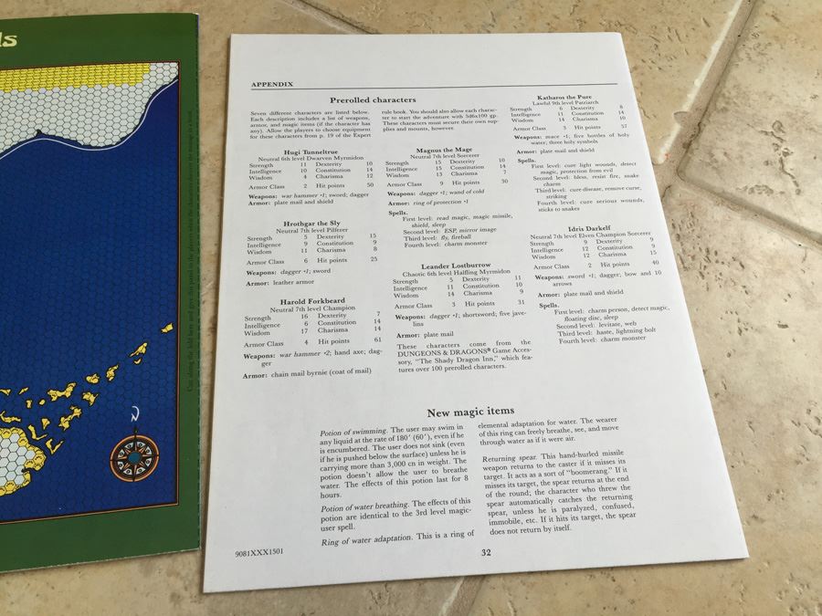 Dungeons & Dragons: Quagmire, Module X6 TSR 1984 [Photo 12]