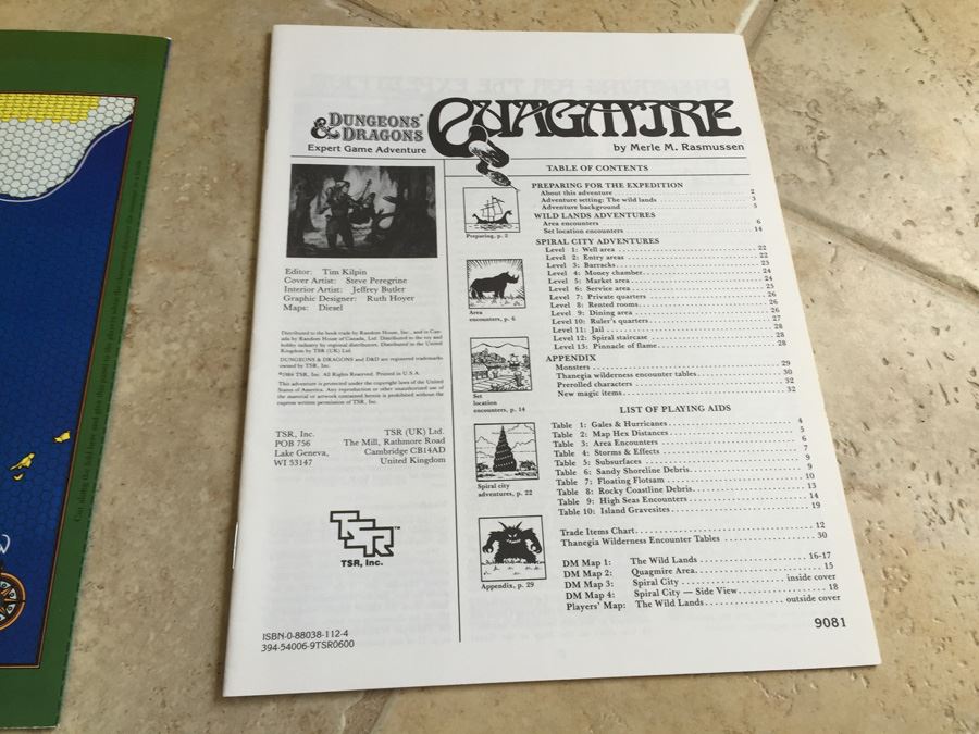 Dungeons & Dragons: Quagmire, Module X6 TSR 1984 [Photo 9]