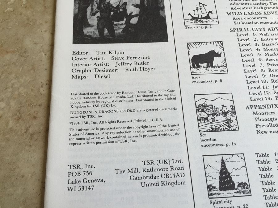 Dungeons & Dragons: Quagmire, Module X6 TSR 1984 [Photo 10]