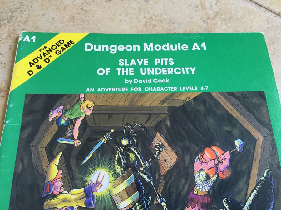 Slave Pits of the Undercity (Advanced Dungeons & Dragons module A1) TSR 1980 [Photo 2]