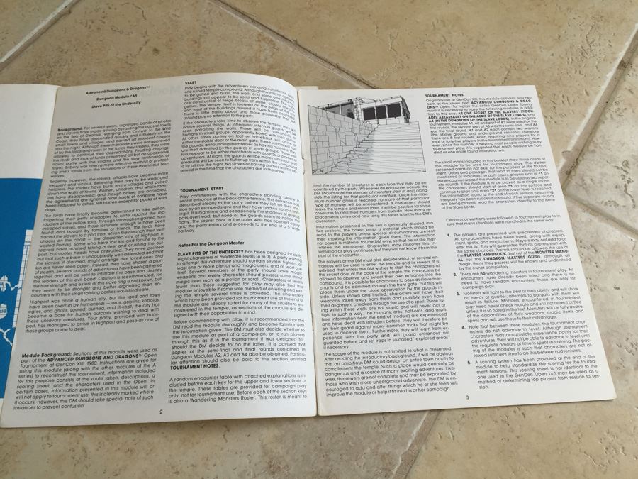 Slave Pits of the Undercity (Advanced Dungeons & Dragons module A1) TSR 1980 [Photo 9]