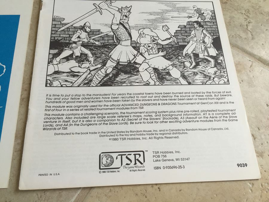 Slave Pits of the Undercity (Advanced Dungeons & Dragons module A1) TSR 1980 [Photo 8]