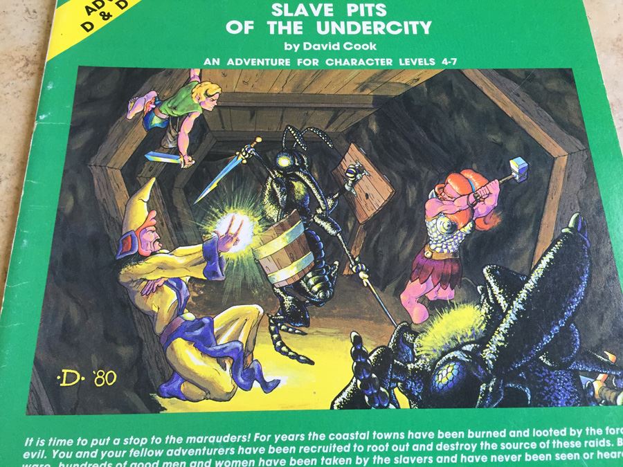 Slave Pits of the Undercity (Advanced Dungeons & Dragons module A1) TSR 1980 [Photo 4]