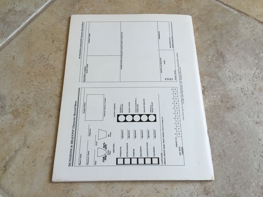 Dungeons & Dragons Players Manual TSR 1983 [Photo 10]