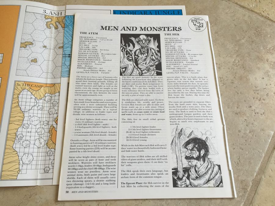 All That Glitters (Advanced Dungeons & Dragons Module UK6) TSR 1984 [Photo 10]