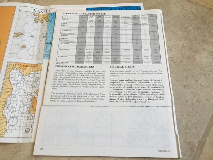 All That Glitters (Advanced Dungeons & Dragons Module UK6) TSR 1984 [Photo 12]