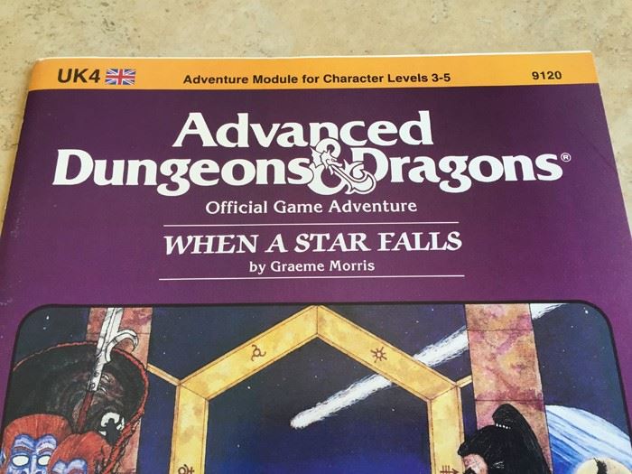 When a Star Falls (Advanced Dungeons & Dragons module UK4) TSR 1984 [Photo 2]