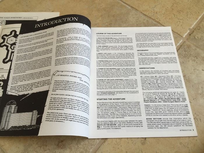 When a Star Falls (Advanced Dungeons & Dragons module UK4) TSR 1984 [Photo 10]