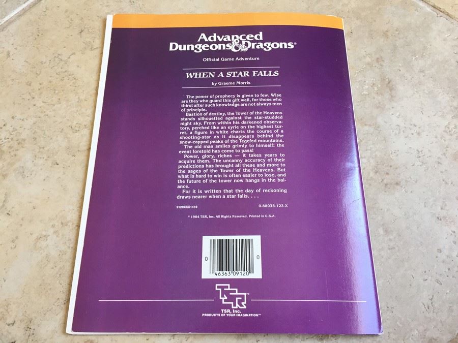 When a Star Falls (Advanced Dungeons & Dragons module UK4) TSR 1984 [Photo 12]