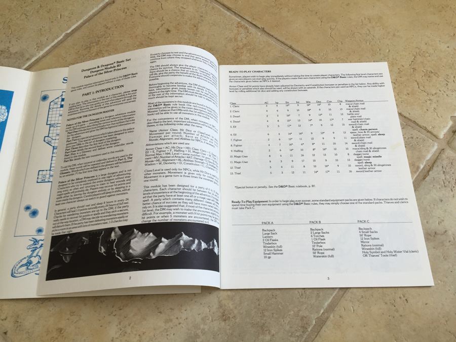 Palace of the Silver Princess: Dungeon & Dragons Module B3 TSR 1980 [Photo 9]