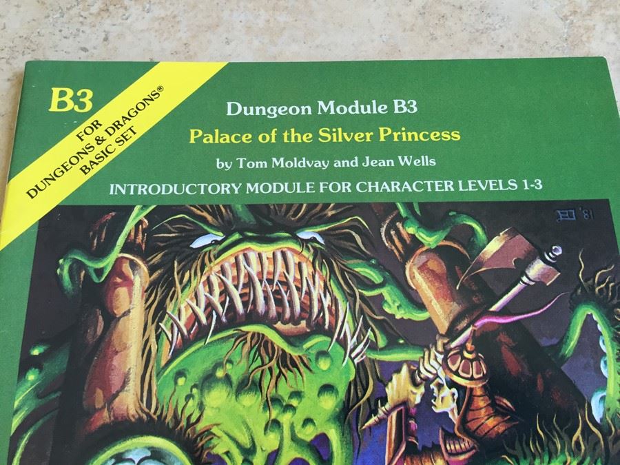 Palace of the Silver Princess: Dungeon & Dragons Module B3 TSR 1980 [Photo 2]