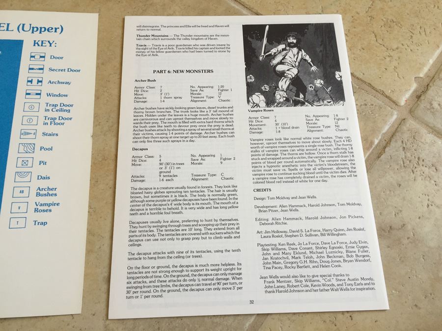 Palace of the Silver Princess: Dungeon & Dragons Module B3 TSR 1980 [Photo 10]