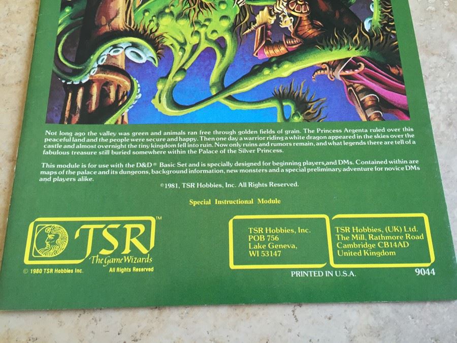 Palace of the Silver Princess: Dungeon & Dragons Module B3 TSR 1980 [Photo 5]