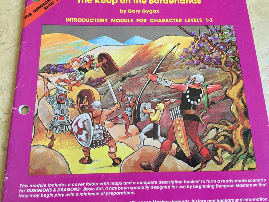 Keep on the Borderlands Dungeon Module B2: Dungeons & Dragons Introductory Module for Character Levels 1-3 TSR 1980 [Photo 4]