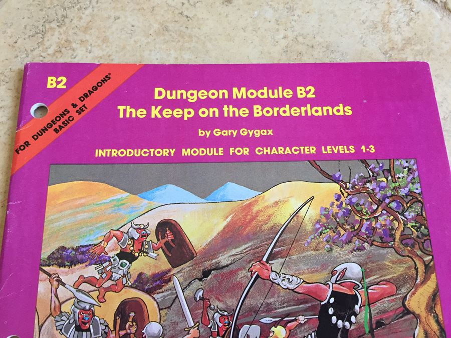Keep on the Borderlands Dungeon Module B2: Dungeons & Dragons Introductory Module for Character Levels 1-3 TSR 1980 [Photo 2]