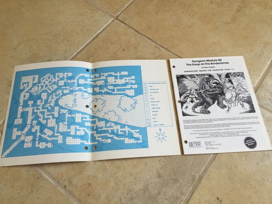 Keep on the Borderlands Dungeon Module B2: Dungeons & Dragons Introductory Module for Character Levels 1-3 TSR 1980 [Photo 3]
