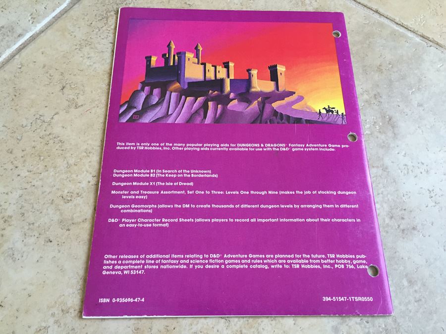 Keep on the Borderlands Dungeon Module B2: Dungeons & Dragons Introductory Module for Character Levels 1-3 TSR 1980 [Photo 11]