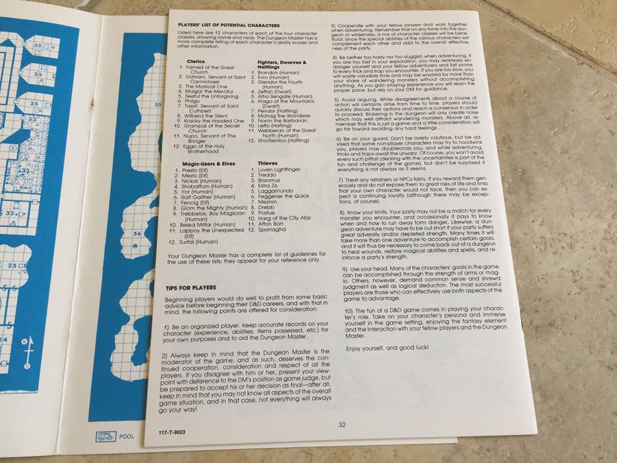 In Search of the Unknown (Dungeons & Dragons Module B1) (Dungeon module) TSR 1981 [Photo 11]