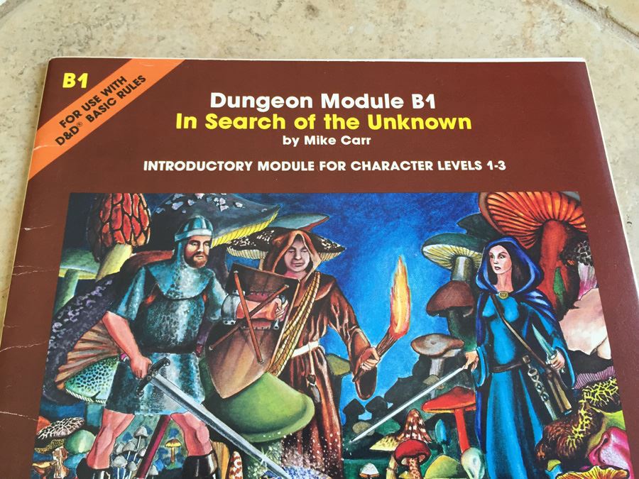 In Search of the Unknown (Dungeons & Dragons Module B1) (Dungeon module) TSR 1981 [Photo 2]
