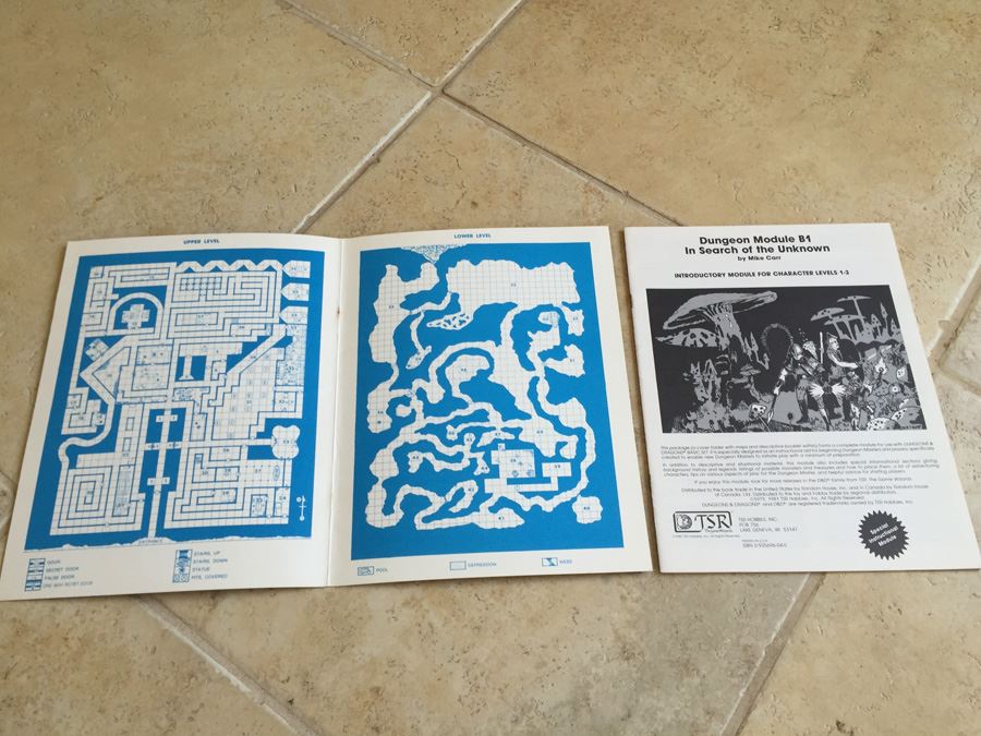 In Search of the Unknown (Dungeons & Dragons Module B1) (Dungeon module) TSR 1981 [Photo 3]