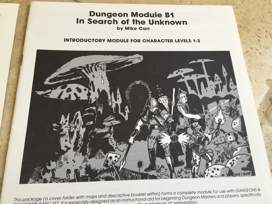 In Search of the Unknown (Dungeons & Dragons Module B1) (Dungeon module) TSR 1981 [Photo 8]