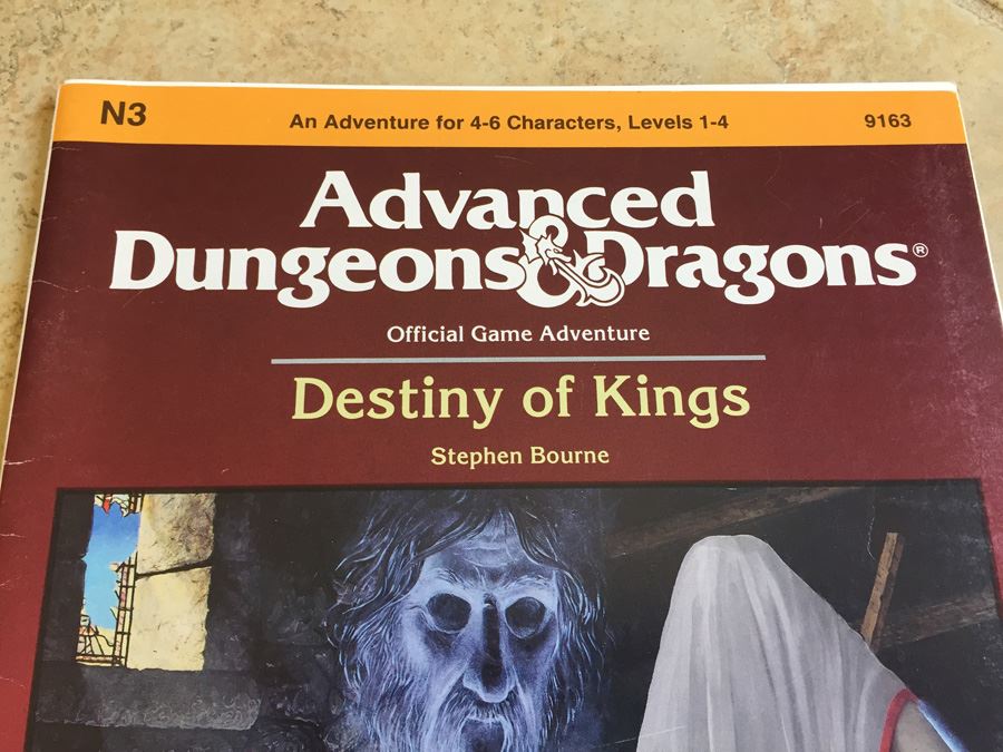 Destiny of Kings (Advanced Dungeons & Dragons Adventure, No. N3) TSR 1986 [Photo 2]